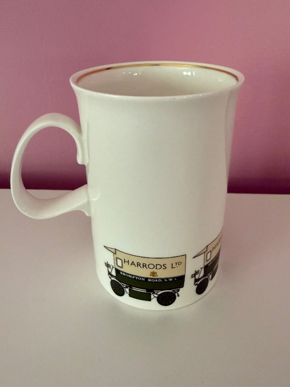 Harrods of London Vintage Fine Bone China Mug